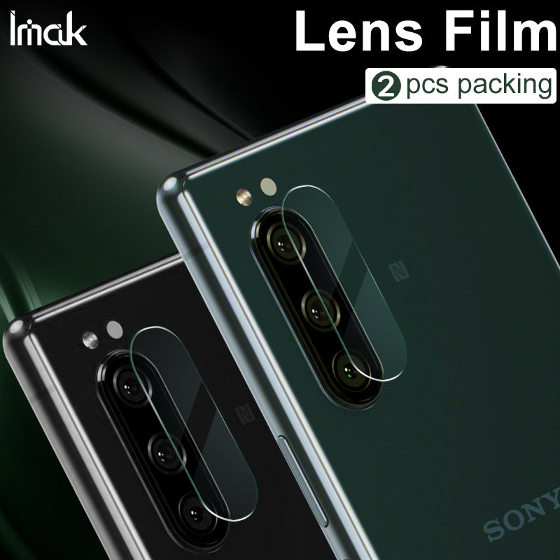 IMAK 2Pcs Pack High Definition Clear Camera Lens Film pro Sony Xperia 5 IMAK 2Pcs Pack High Definition Clear Camera Lens Film pro Sony Xperia 5